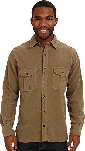 Amazon.com: Filson Men's Moleskin Seattle Shirt, Lovat SM